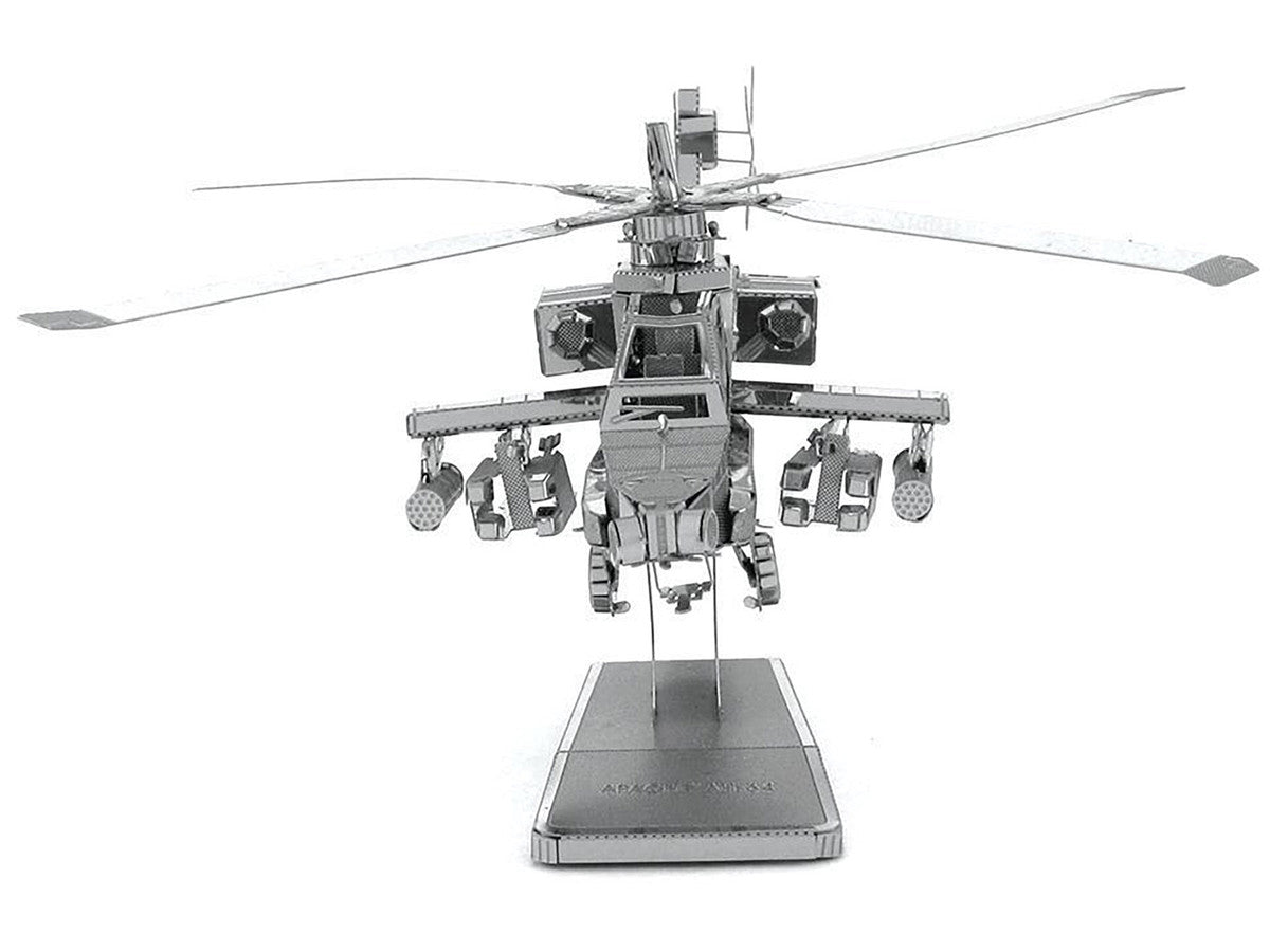 Model Kit Boeing AH-64 Apache Attack Helicopter (Moderate Difficulty) Steel Model by Metal Earth LuxuryLifeWay Online Store