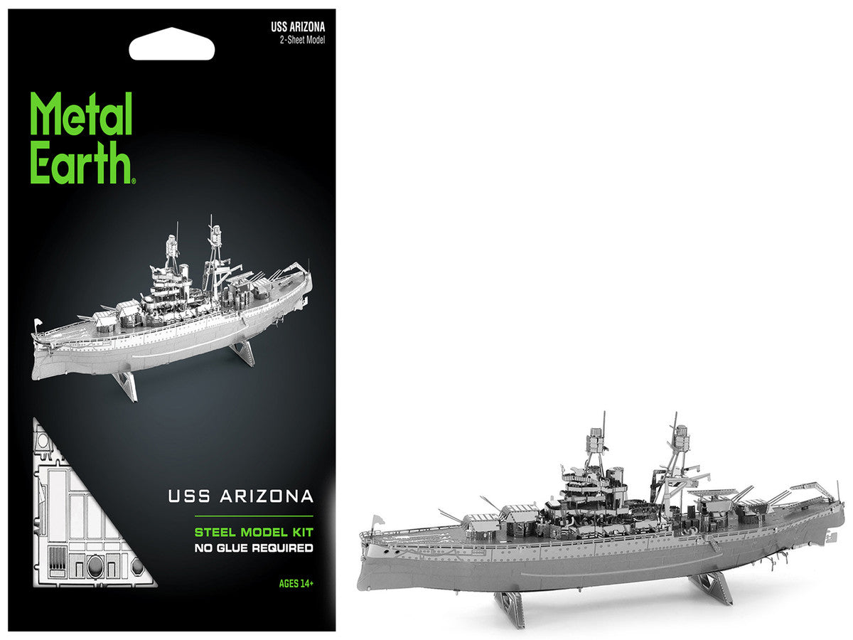 Model Kit USS Arizona Battleship (Challenging Difficulty) Steel Model by Metal Earth LuxuryLifeWay Online Store