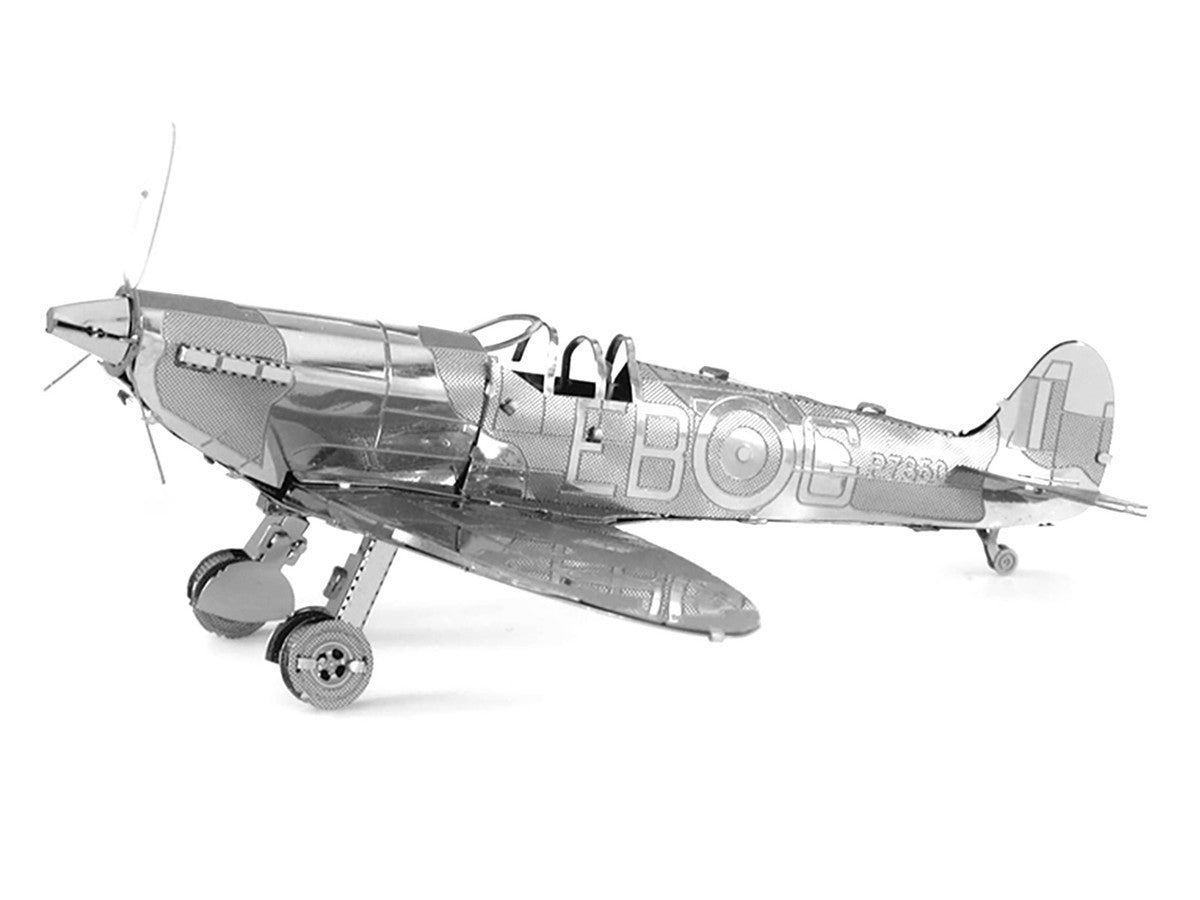 Model Kit Supermarine Spitfire Fighter Aircraft "Royal Air Force" (Easy Difficulty) Steel Model by Metal Earth LuxuryLifeWay Online Store