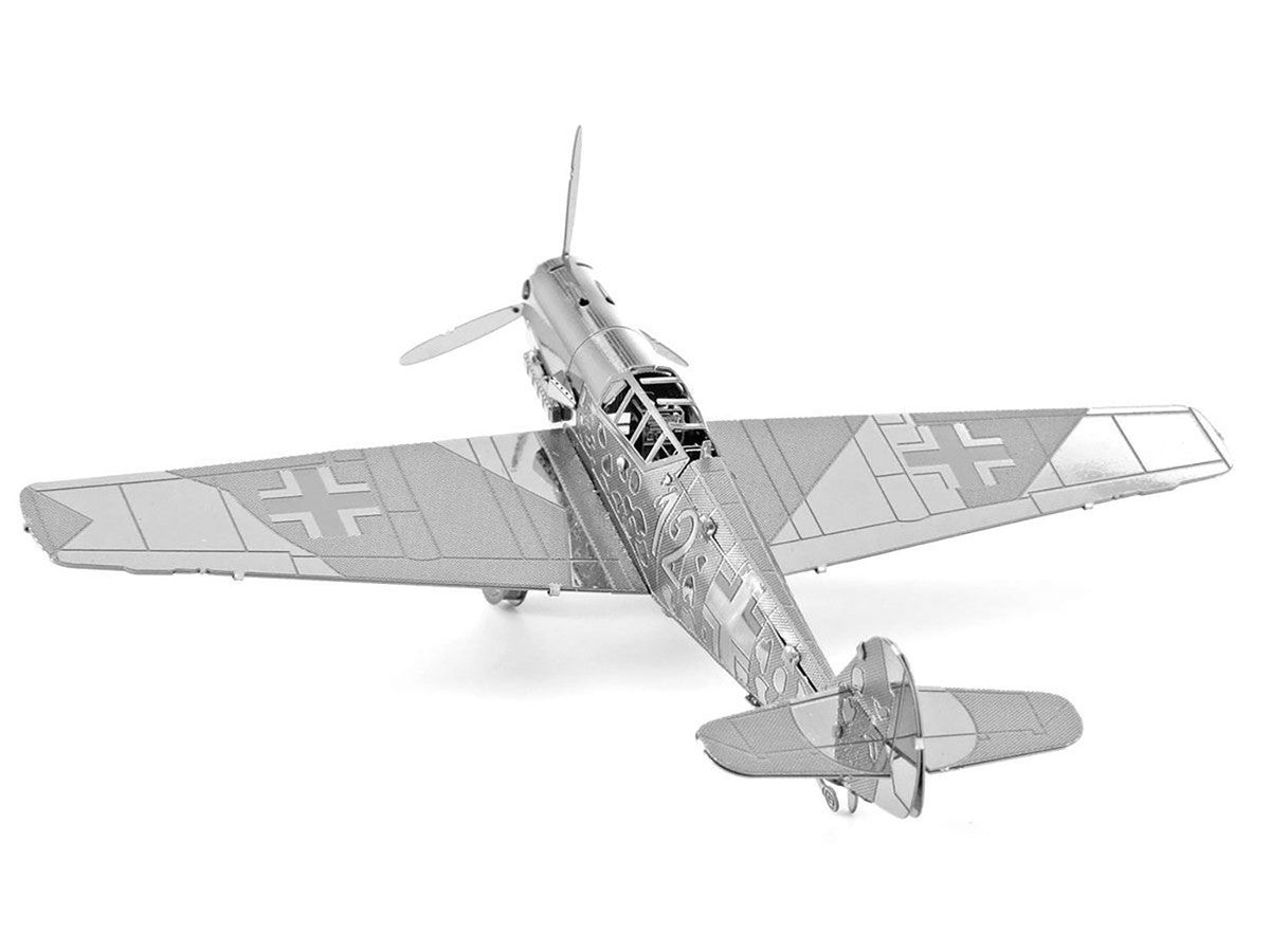 Model Kit Messerschmitt BF-109 Fighter Aircraft "German Luftwaffe" (Moderate Difficulty) Steel Model by Metal Earth LuxuryLifeWay Online Store
