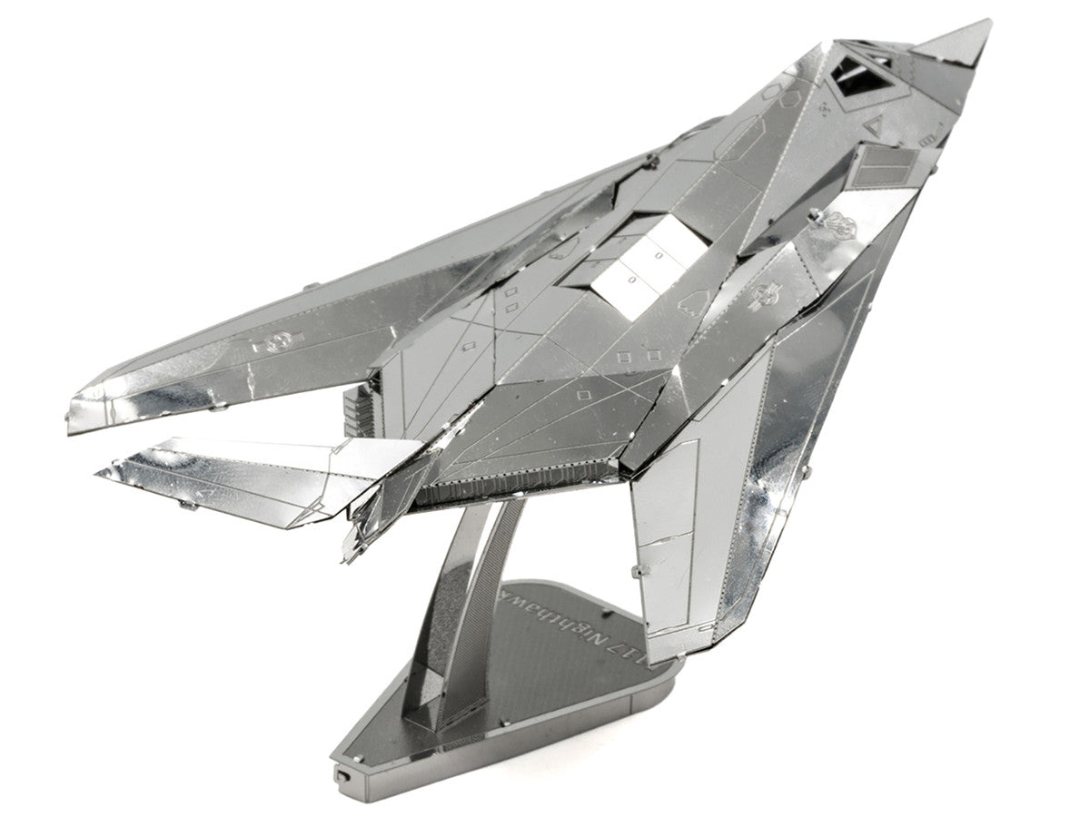 Model Kit Lockheed Martin F-117 Nighthawk Stealth Aircraft "United States Air Force" (Moderate Difficulty) Steel Model by Metal Earth LuxuryLifeWay Online Store