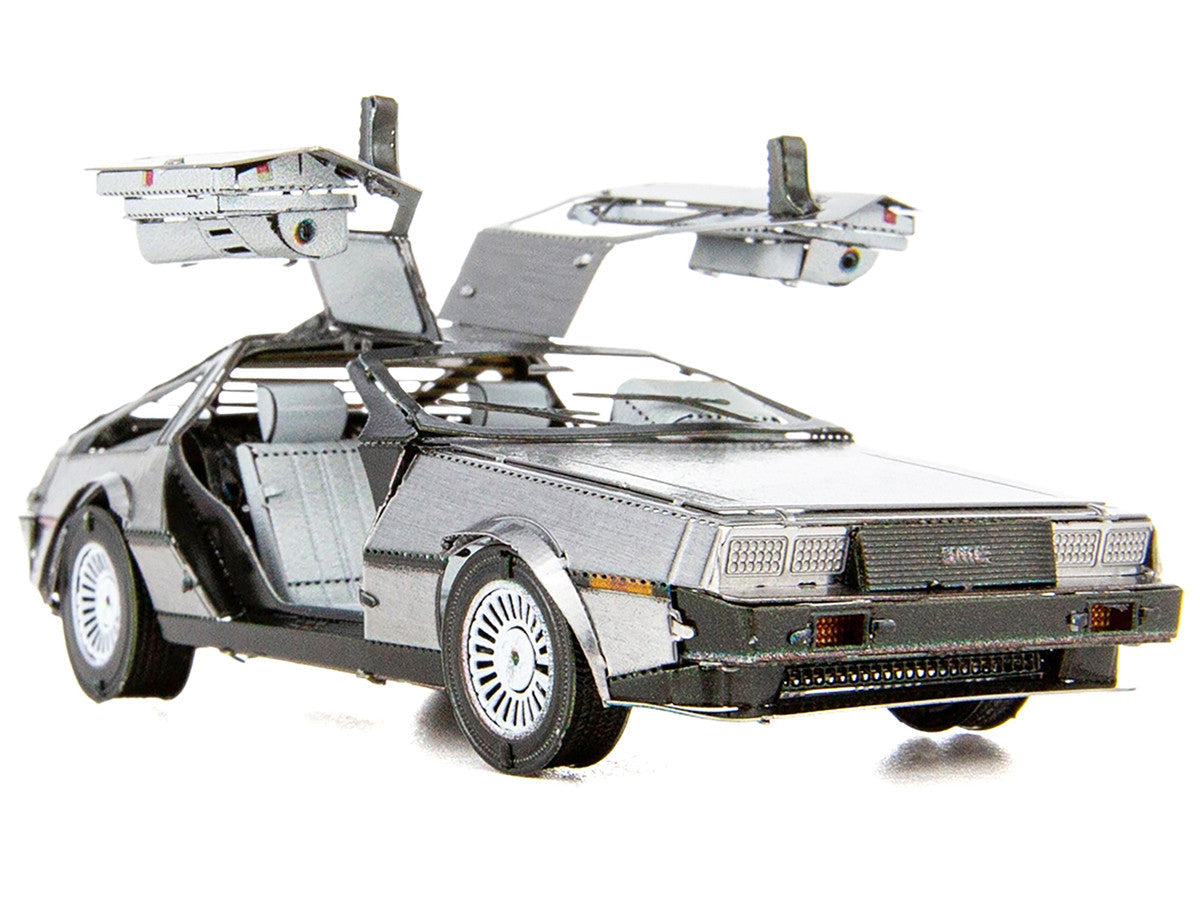Model Kit DeLorean Brushed Metal (Moderate Difficulty) Steel Model by Metal Earth LuxuryLifeWay Online Store