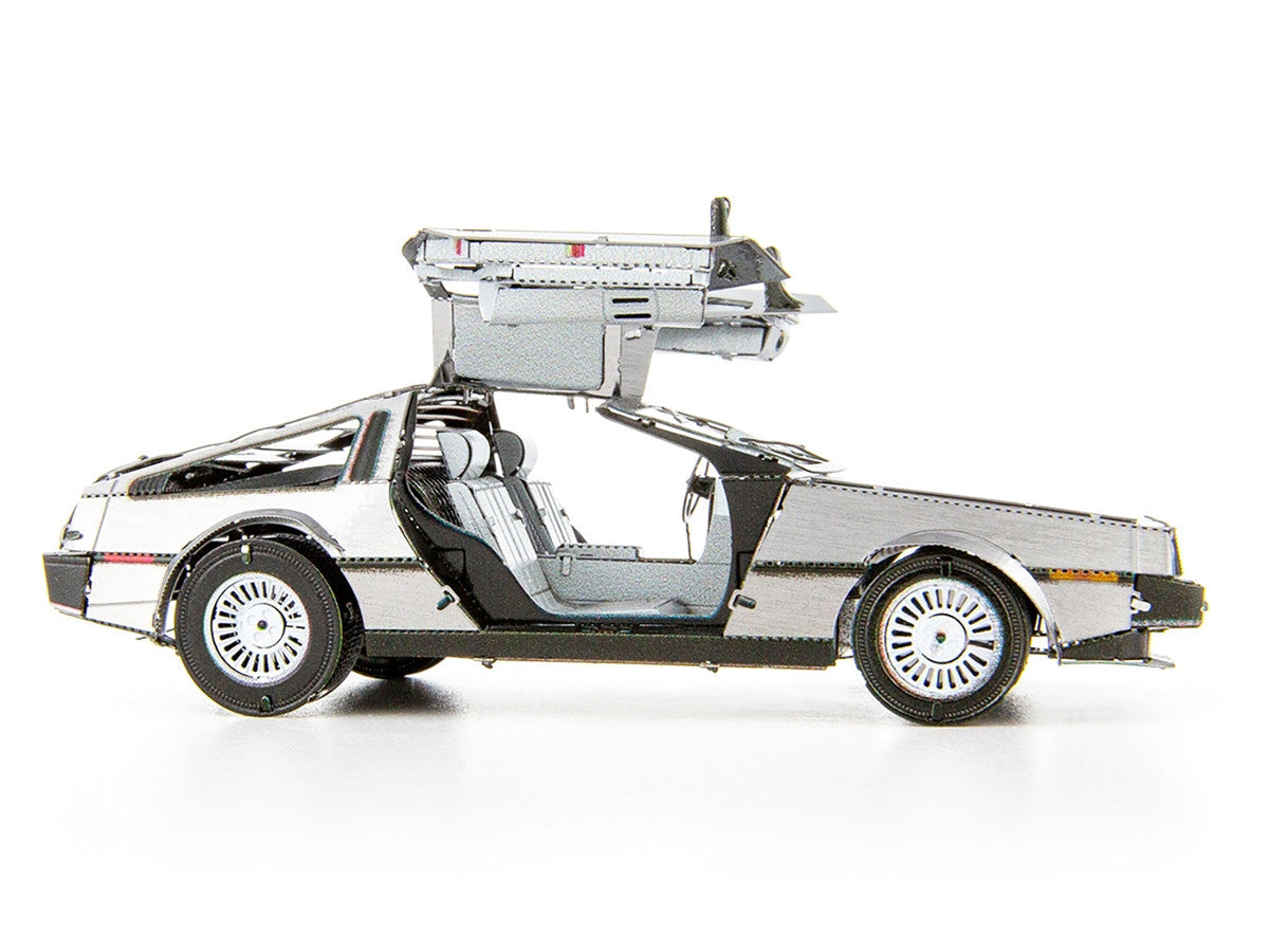 Model Kit DeLorean Brushed Metal (Moderate Difficulty) Steel Model by Metal Earth LuxuryLifeWay Online Store