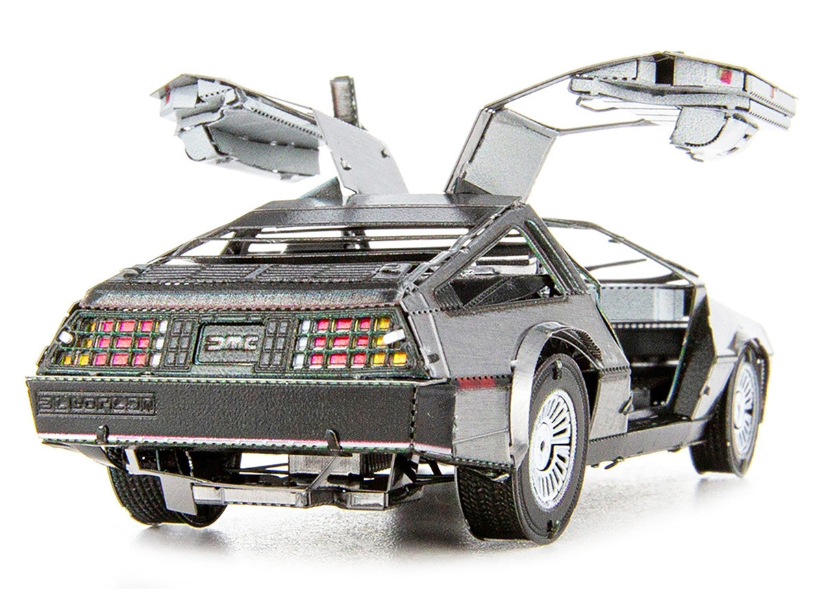 Model Kit DeLorean Brushed Metal (Moderate Difficulty) Steel Model by Metal Earth LuxuryLifeWay Online Store