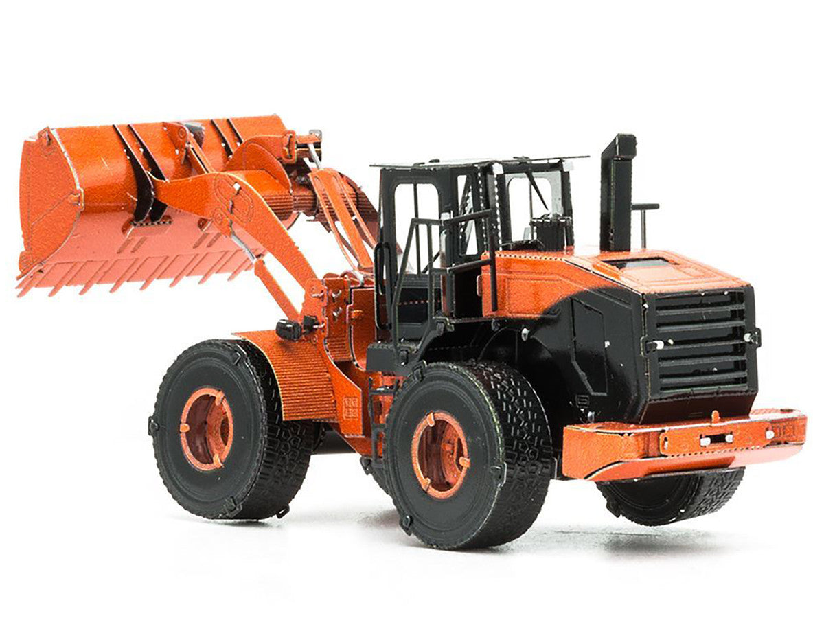 Model Kit Wheel Loader Orange and Black (Challenging Difficulty) Steel Model by Metal Earth LuxuryLifeWay Online Store