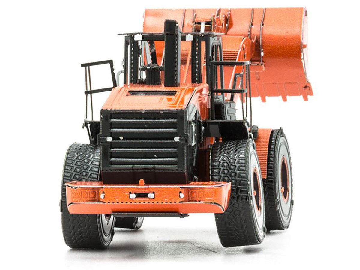 Model Kit Wheel Loader Orange and Black (Challenging Difficulty) Steel Model by Metal Earth LuxuryLifeWay Online Store