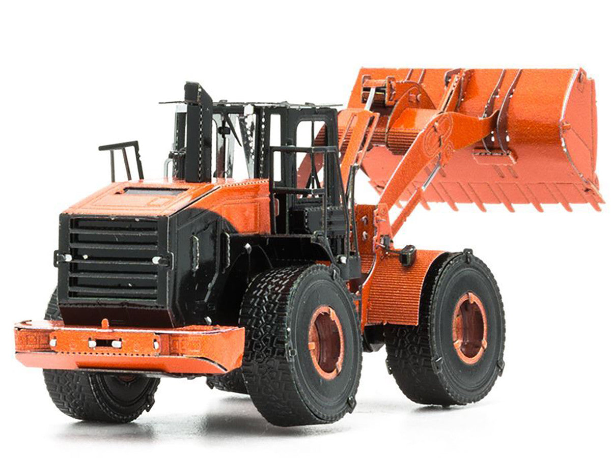 Model Kit Wheel Loader Orange and Black (Challenging Difficulty) Steel Model by Metal Earth LuxuryLifeWay Online Store