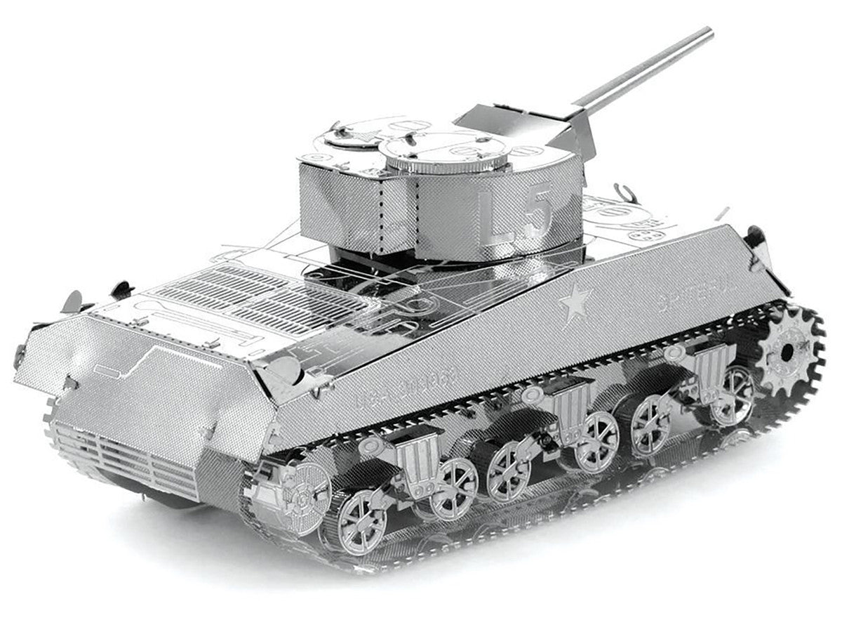Model Kit American Sherman Tank (Moderate Difficulty) Steel Model by Metal Earth LuxuryLifeWay Online Store