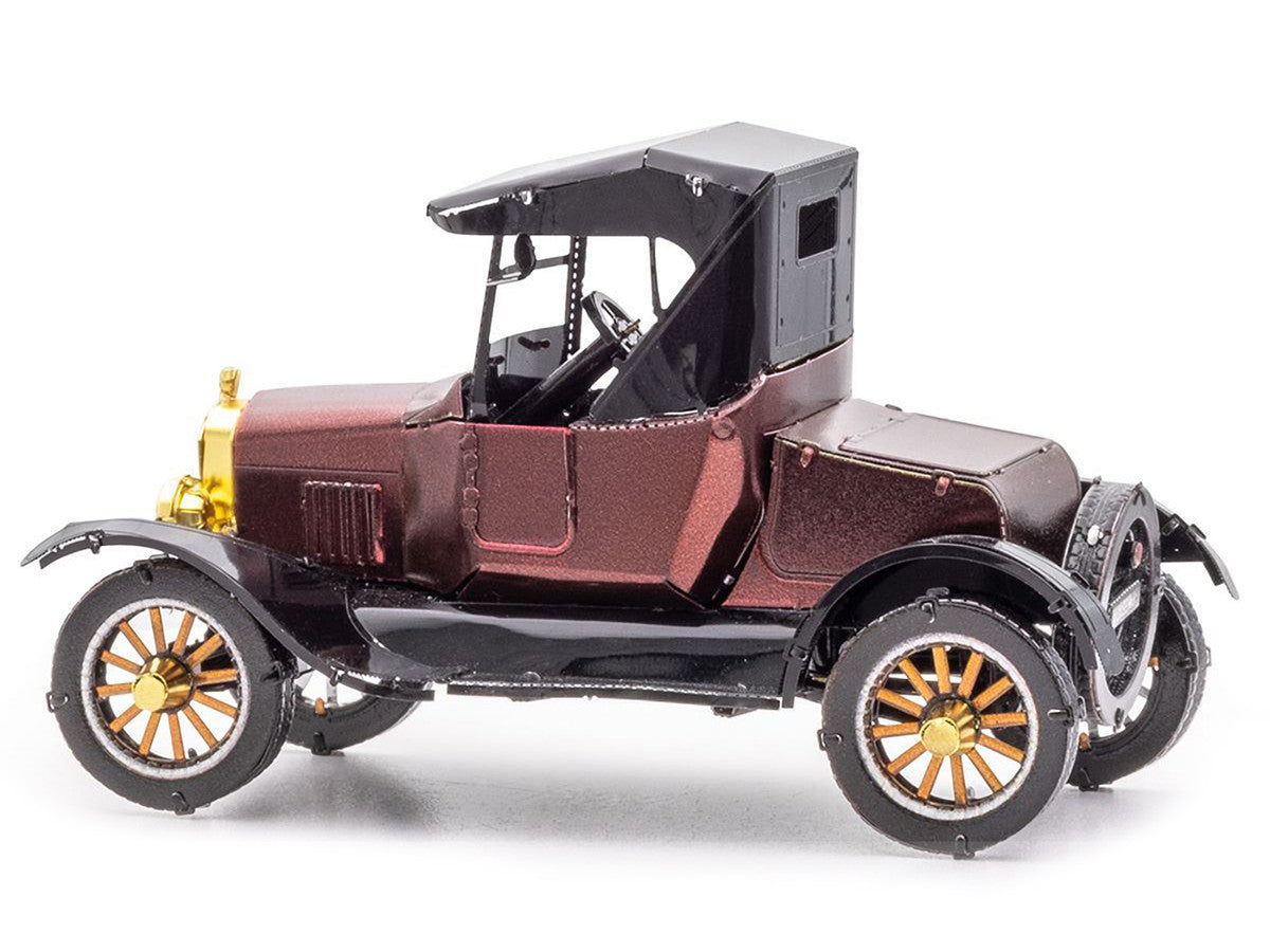 Model Kit 1925 Ford Model T Runabout Dark Red and Black (Moderate Difficulty) Steel Model by Metal Earth LuxuryLifeWay Online Store