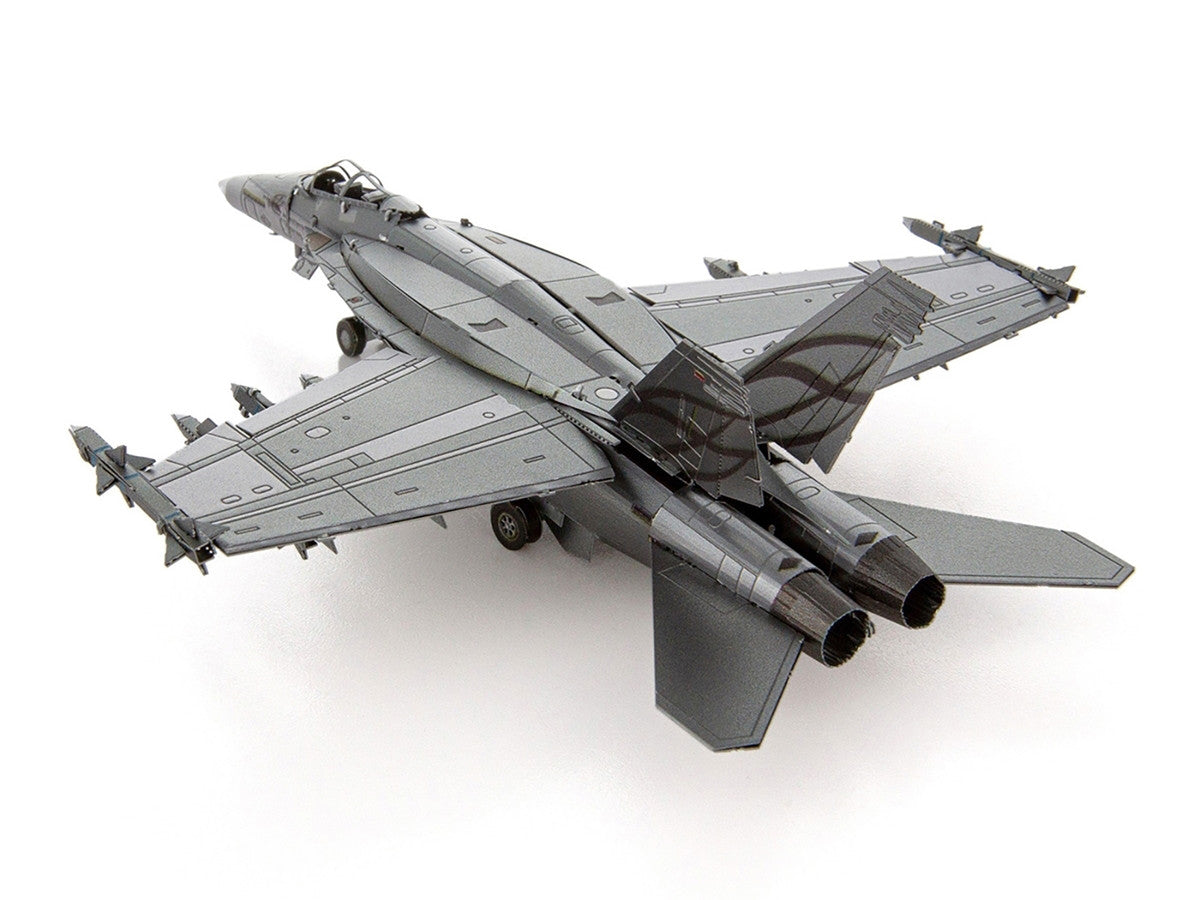 Model Kit Boeing F/A-18 Super Hornet Fighter Aircraft "United States Navy" (Moderate Difficulty) Steel Model by Metal Earth LuxuryLifeWay Online Store