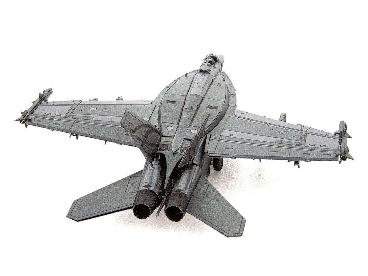 Model Kit Boeing F/A-18 Super Hornet Fighter Aircraft "United States Navy" (Moderate Difficulty) Steel Model by Metal Earth LuxuryLifeWay Online Store