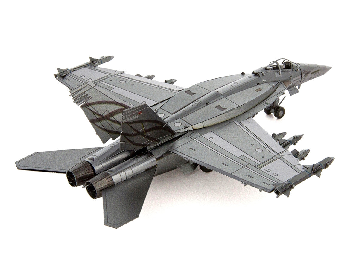 Model Kit Boeing F/A-18 Super Hornet Fighter Aircraft "United States Navy" (Moderate Difficulty) Steel Model by Metal Earth LuxuryLifeWay Online Store