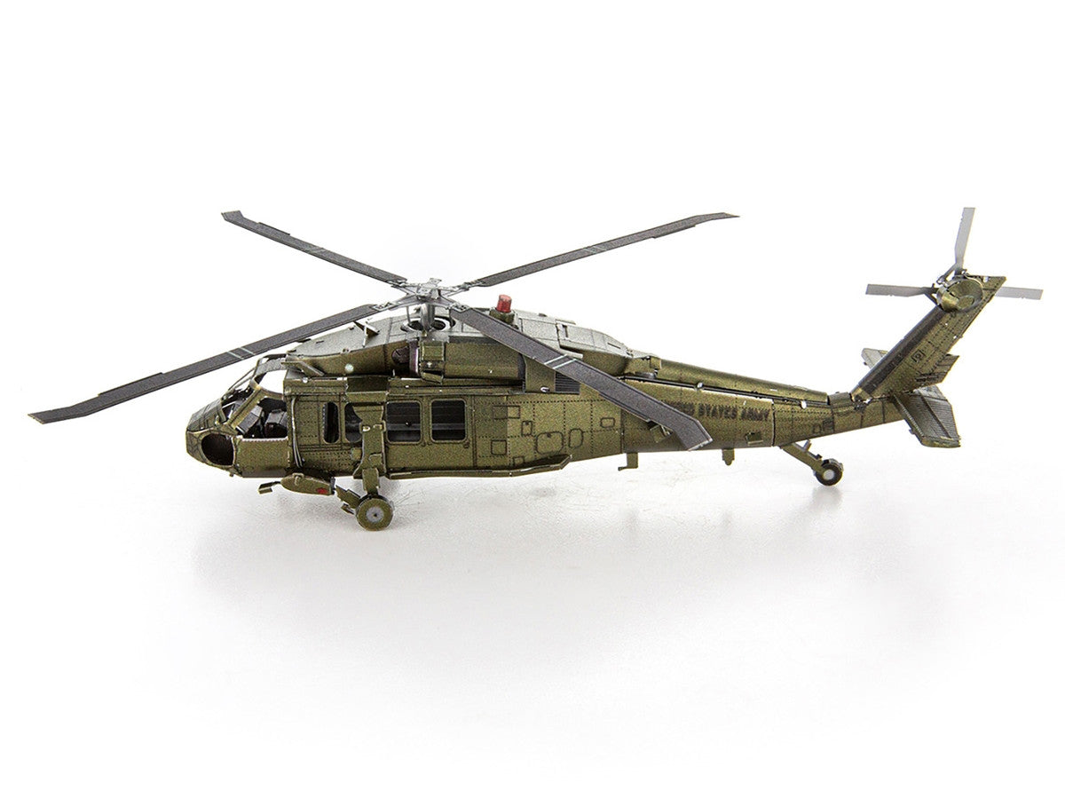 Model Kit Sikorsky Black Hawk Helicopter "United States Army" (Moderate Difficulty) Steel Model by Metal Earth LuxuryLifeWay Online Store