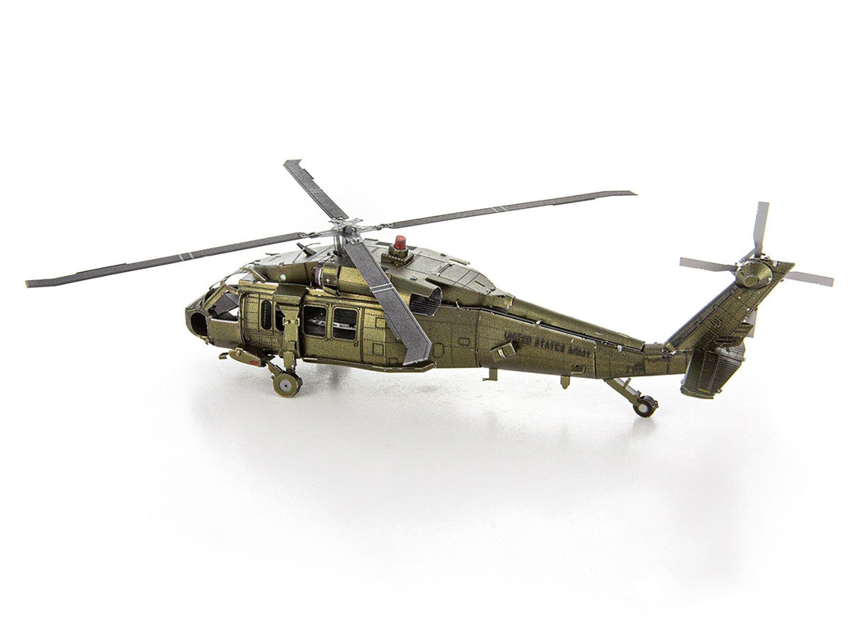 Model Kit Sikorsky Black Hawk Helicopter "United States Army" (Moderate Difficulty) Steel Model by Metal Earth LuxuryLifeWay Online Store