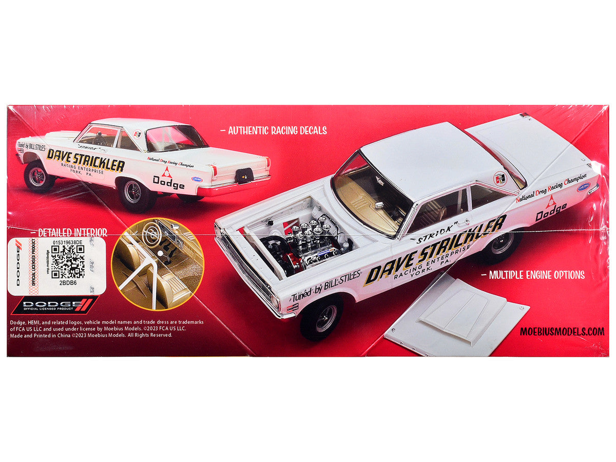Skill 3 Model Kit Dave Strickler's 1965 Dodge AWB Funny Car 1/25 Scale Model by Moebius LuxuryLifeWay Online Store