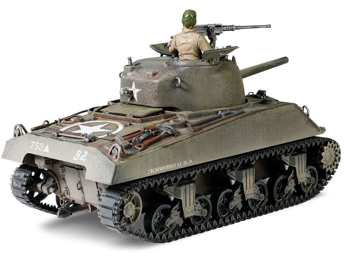 Sherman M4 (75) Medium Tank U.S. "753th Tank Battalion Gustav Line Italy" (1944) "Engine Plus" Series 1/32 Diecast Model by Metal Proud LuxuryLifeWay Online Store