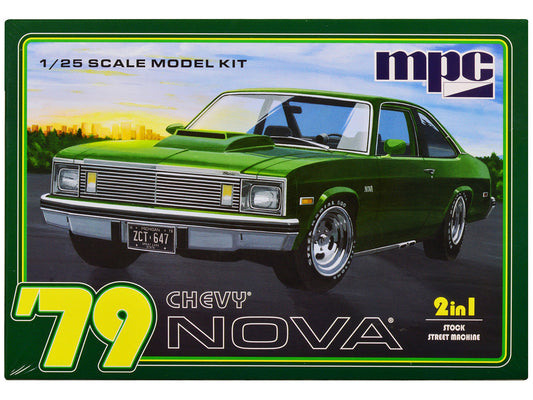 Skill 2 Model Kit 1979 Chevrolet Nova 2-in-1 Kit 1/25 Scale Model by MPC LuxuryLifeWay Online Store