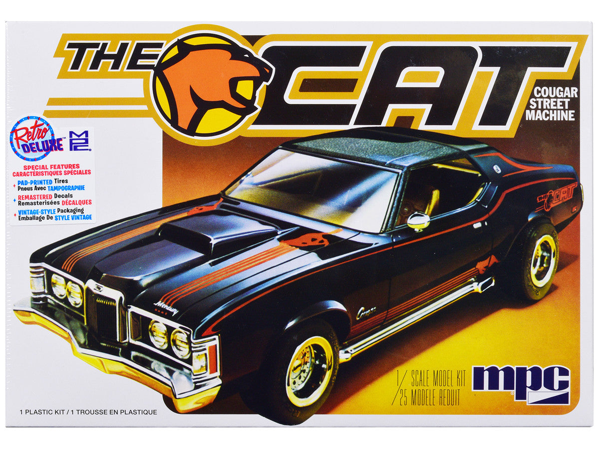 Skill 2 Model Kit 1973 Mercury Cougar "The Cat" 1/25 Scale Model by MPC LuxuryLifeWay Online Store