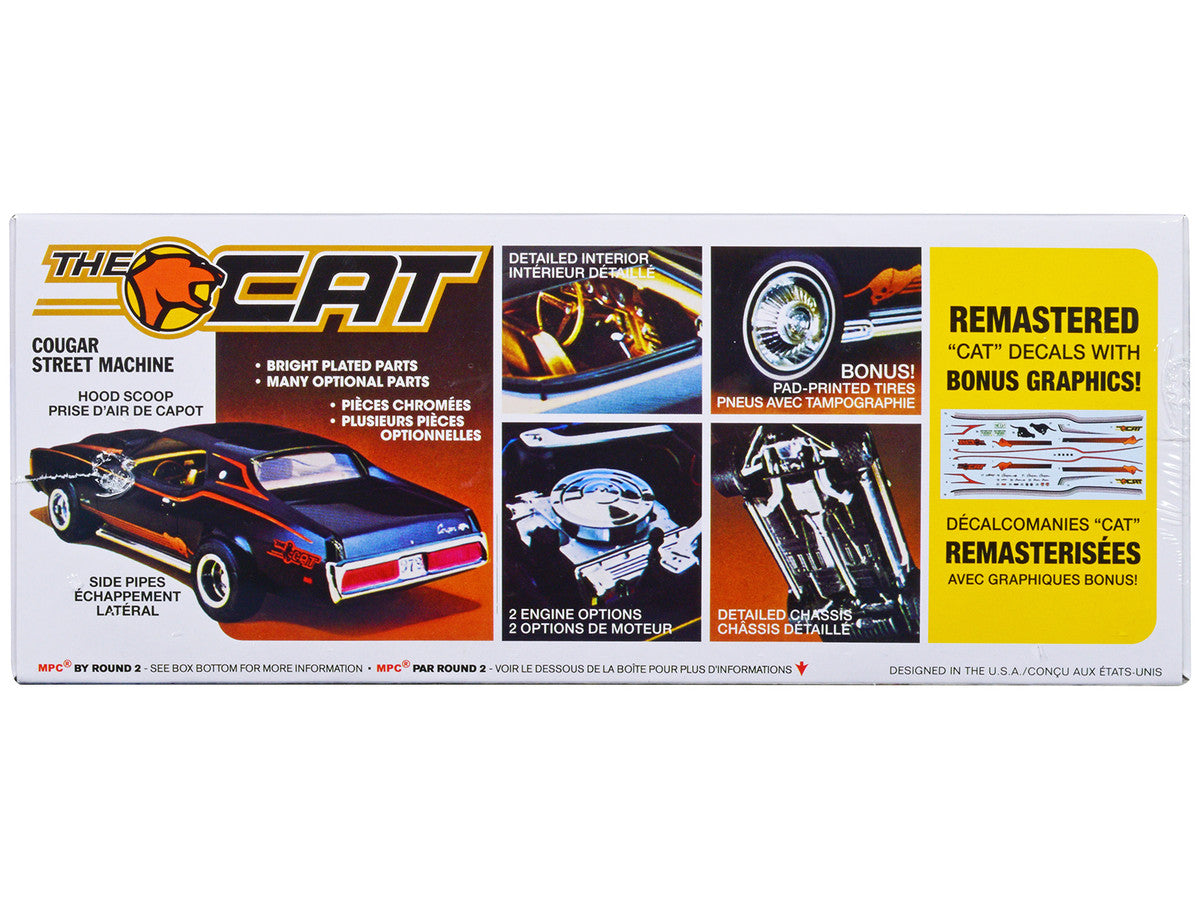 Skill 2 Model Kit 1973 Mercury Cougar "The Cat" 1/25 Scale Model by MPC LuxuryLifeWay Online Store