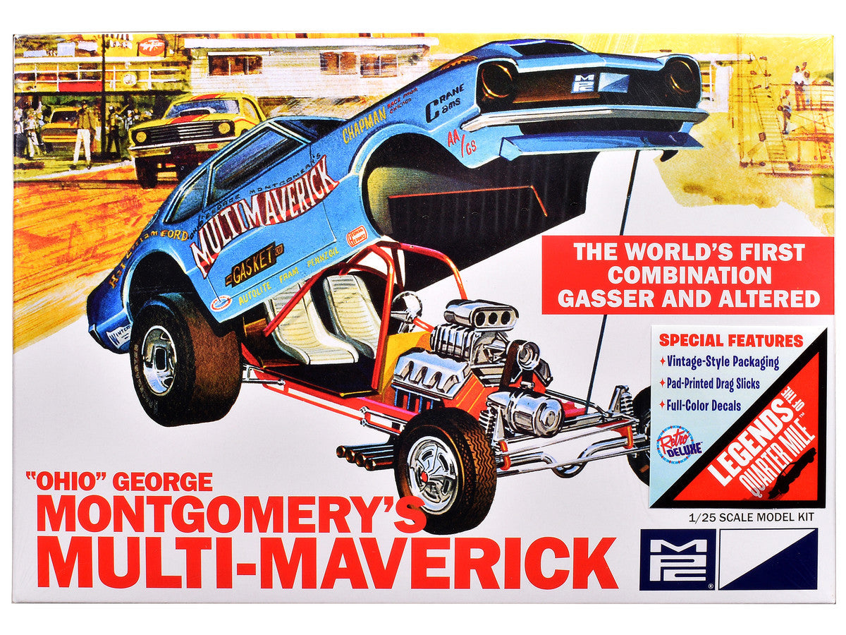 Skill 2 Model Kit "Ohio" George Montgomery's Multi Maverick Funny Car 1/25 Scale Model by MPC LuxuryLifeWay Online Store