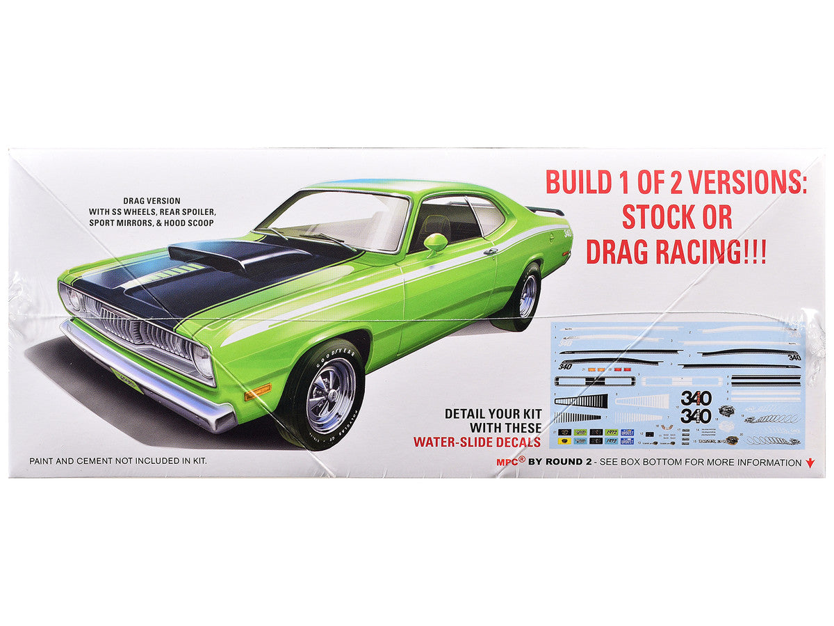 Skill 2 Model Kit 1972 Plymouth Duster 2-in-1 Kit 1/25 Scale Model by MPC LuxuryLifeWay Online Store