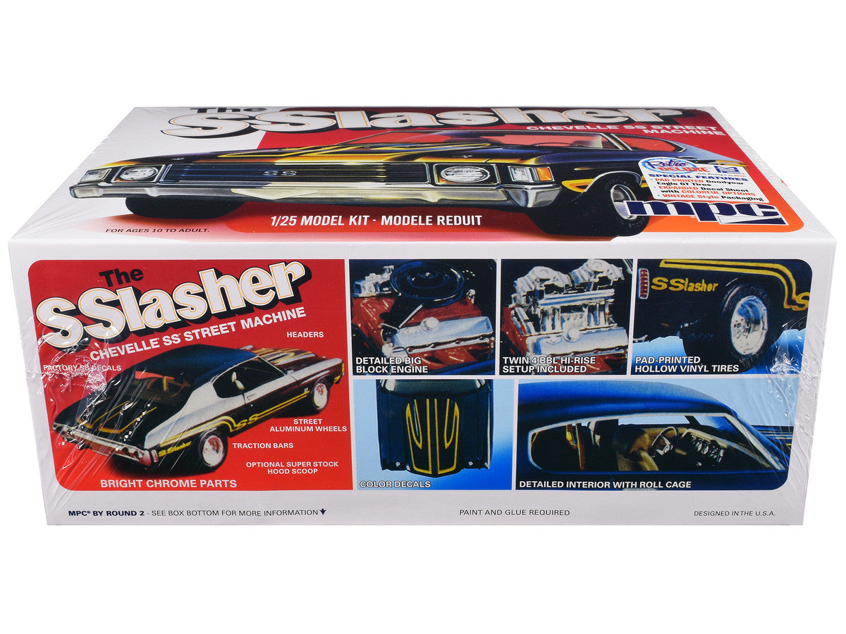 Skill 2 Model Kit Chevrolet Chevelle SS Street Machine "The SSlasher" 1/25 Scale Model by MPC LuxuryLifeWay Online Store