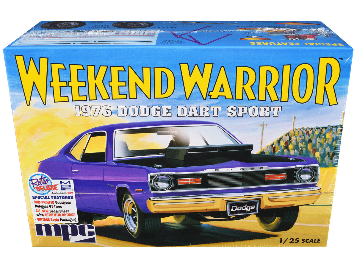 Skill 2 Model Kit 1976 Dodge Dart Sport "Weekend Warrior" 1/25 Scale Model by MPC LuxuryLifeWay Online Store