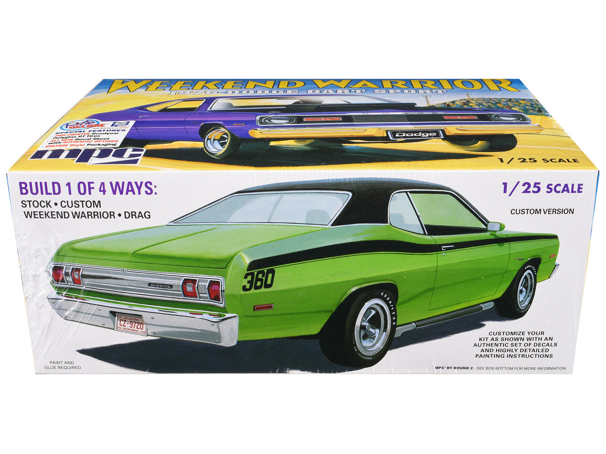Skill 2 Model Kit 1976 Dodge Dart Sport "Weekend Warrior" 1/25 Scale Model by MPC LuxuryLifeWay Online Store