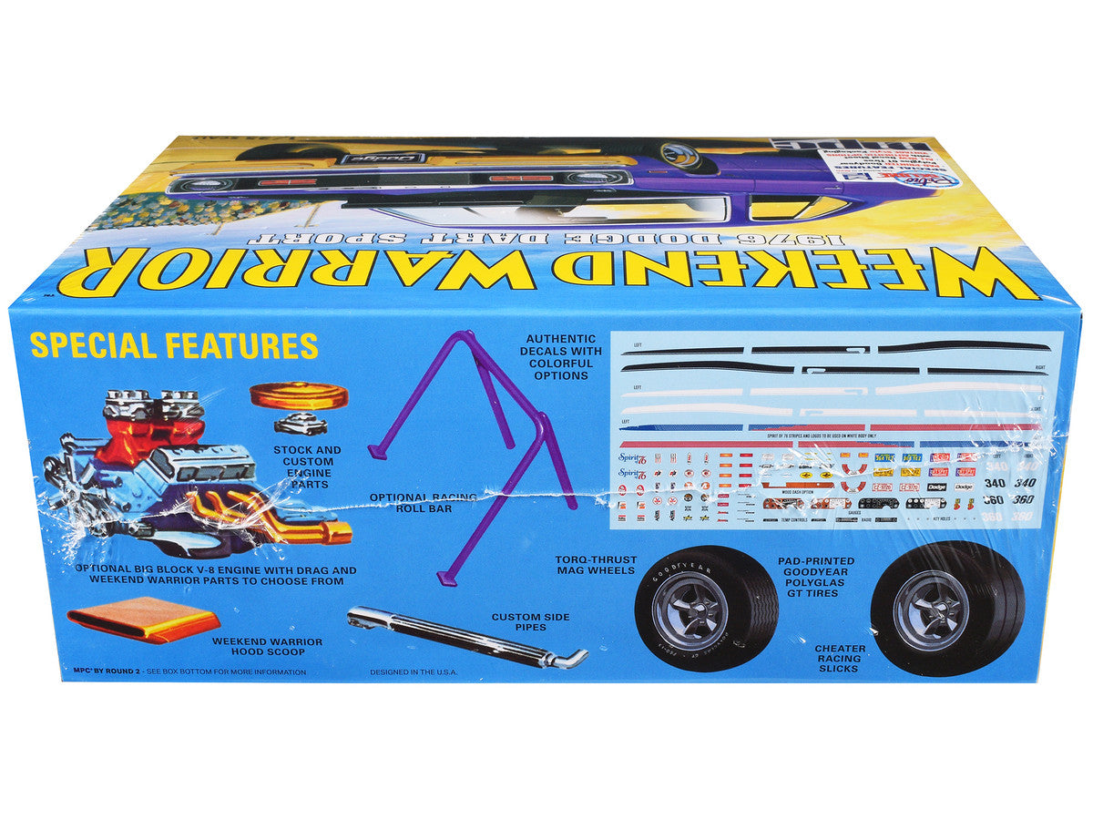 Skill 2 Model Kit 1976 Dodge Dart Sport "Weekend Warrior" 1/25 Scale Model by MPC LuxuryLifeWay Online Store