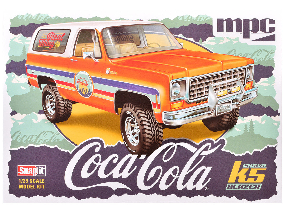 Skill 1 Model Kit Chevrolet K5 Blazer "Coca-Cola" 1/25 Scale Model by MPC LuxuryLifeWay Online Store