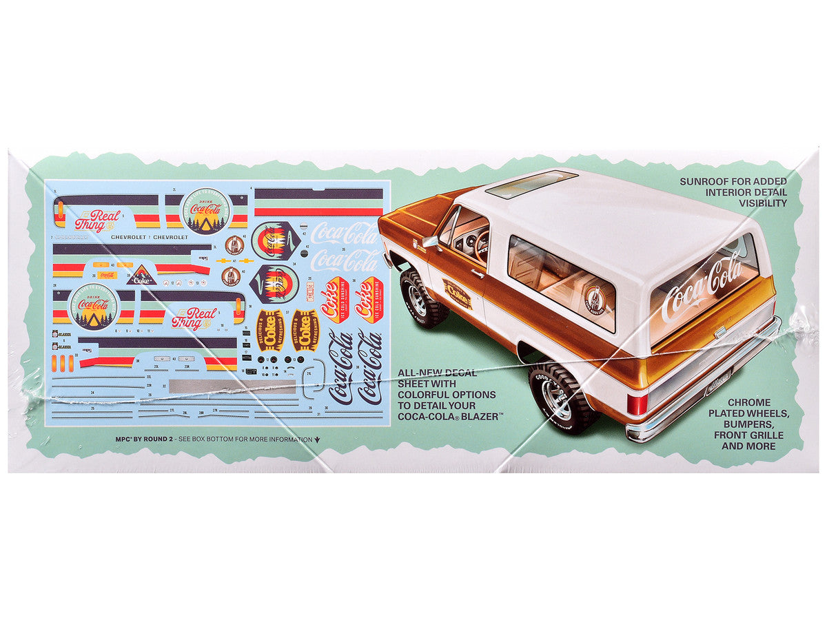 Skill 1 Model Kit Chevrolet K5 Blazer "Coca-Cola" 1/25 Scale Model by MPC LuxuryLifeWay Online Store