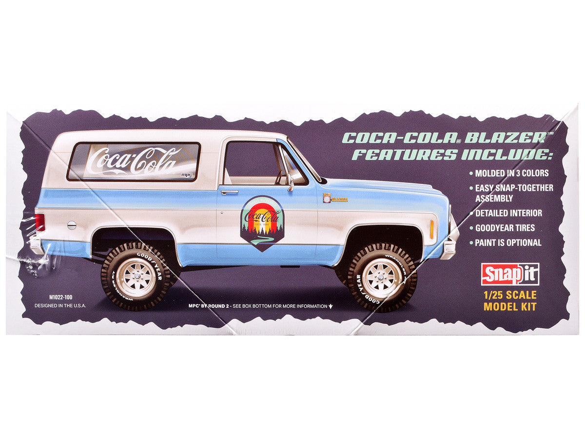 Skill 1 Model Kit Chevrolet K5 Blazer "Coca-Cola" 1/25 Scale Model by MPC LuxuryLifeWay Online Store