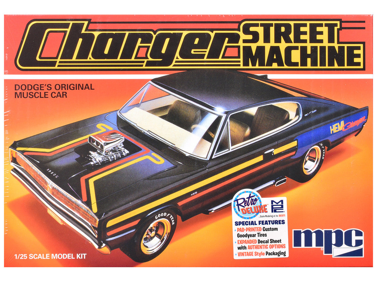 Skill 2 Model Kit 1967 Dodge Charger Street Machine 1/25 Scale Model by MPC LuxuryLifeWay Online Store