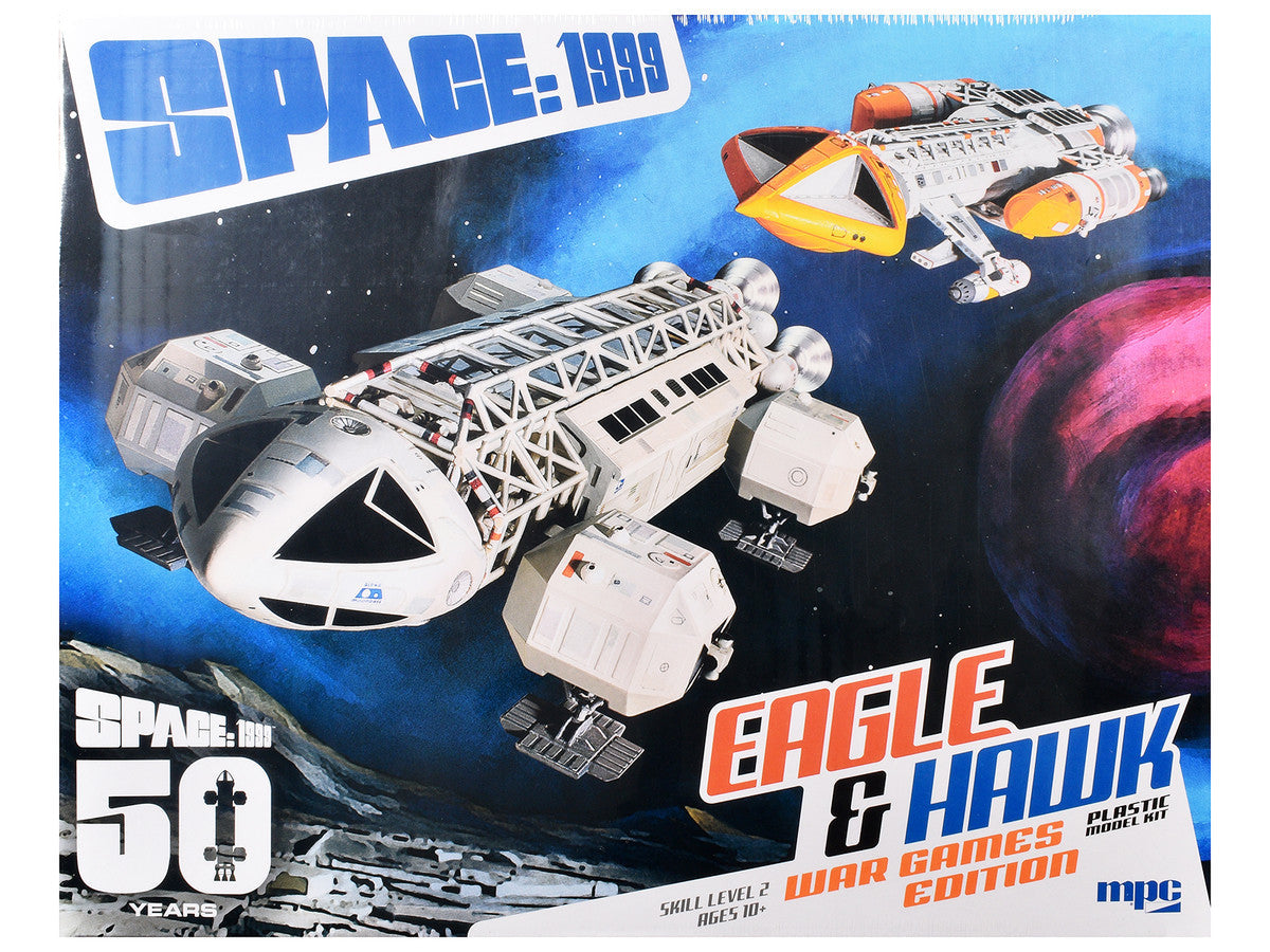 Skill 2 Model Kit Eagle and Hawk War Games Edition "Space: 1999" (1975-1977) TV Series 1/72 Scale Model by MPC LuxuryLifeWay Online Store