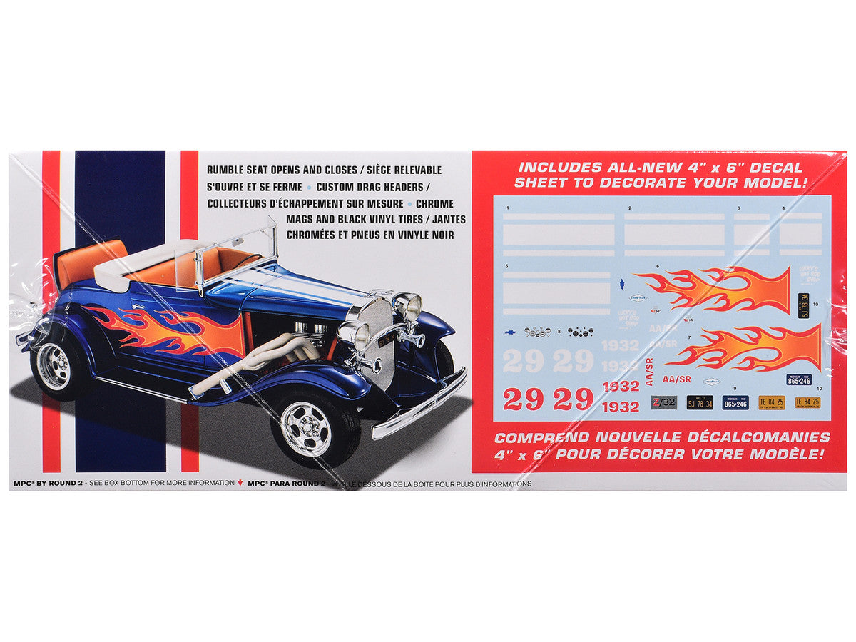 Skill 2 Model Kit 1932 Chevrolet Roadster Street Rod 1/25 Scale Model by MPC LuxuryLifeWay Online Store