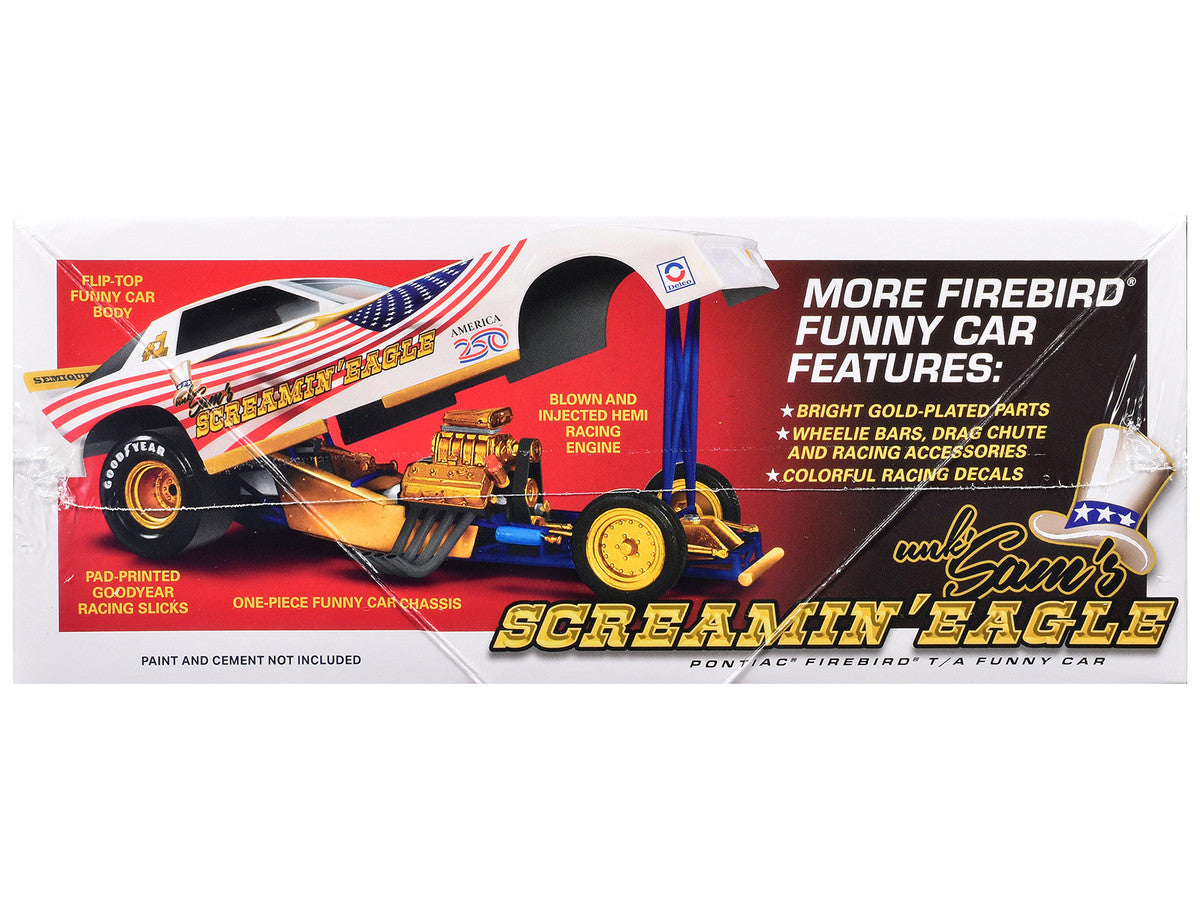 Skill 2 Model Kit Pontiac Firebird Funny Car "Unk' Sam's Screaming Eagle" 1/25 Scale Model by MPC LuxuryLifeWay Online Store