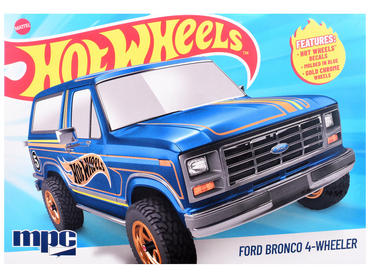 Skill 2 Model Kit Ford Bronco 4-Wheeler "Hot Wheels" 1/25 Plastic Model by MPC LuxuryLifeWay Online Store