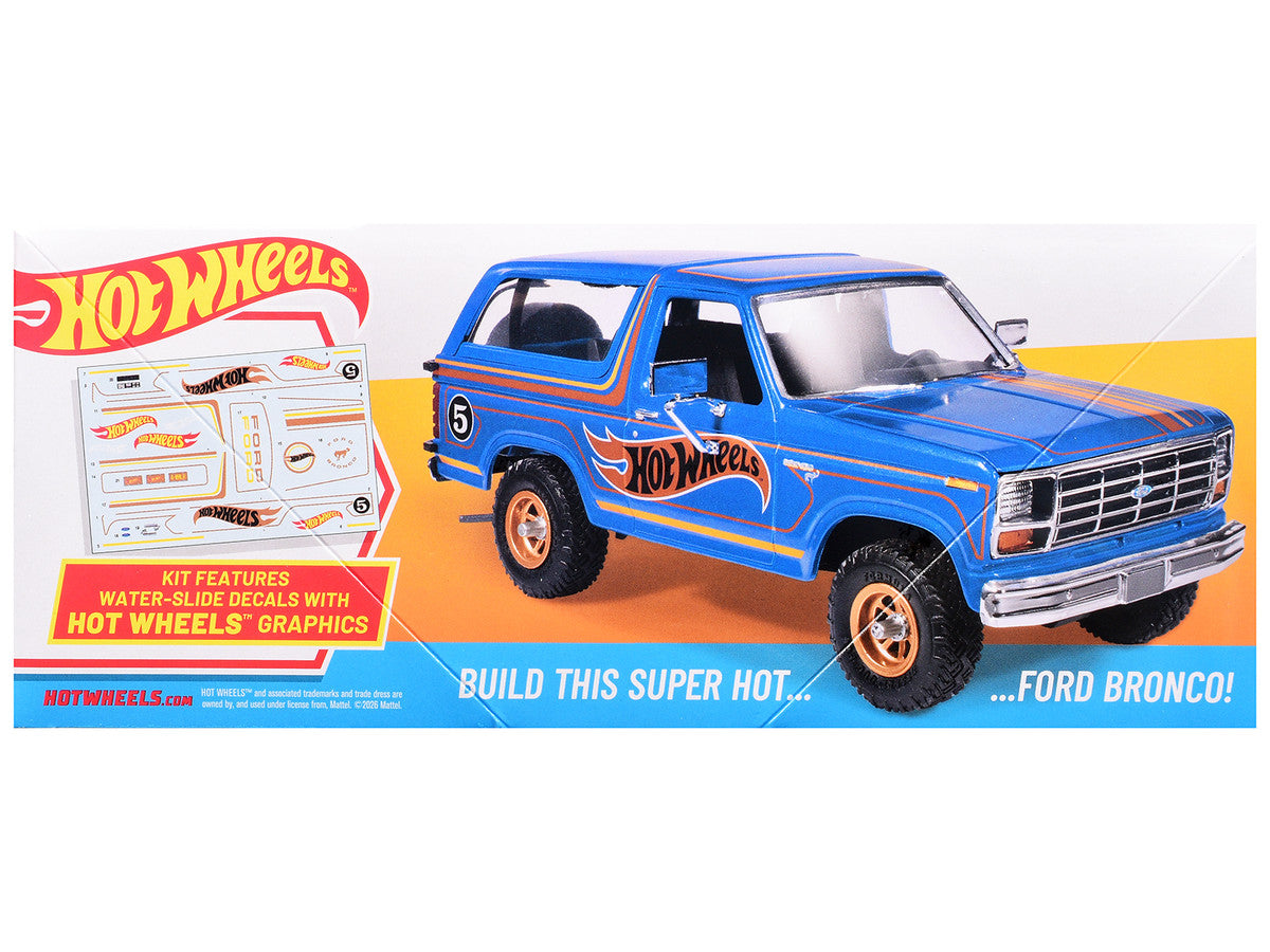 Skill 2 Model Kit Ford Bronco 4-Wheeler "Hot Wheels" 1/25 Plastic Model by MPC LuxuryLifeWay Online Store