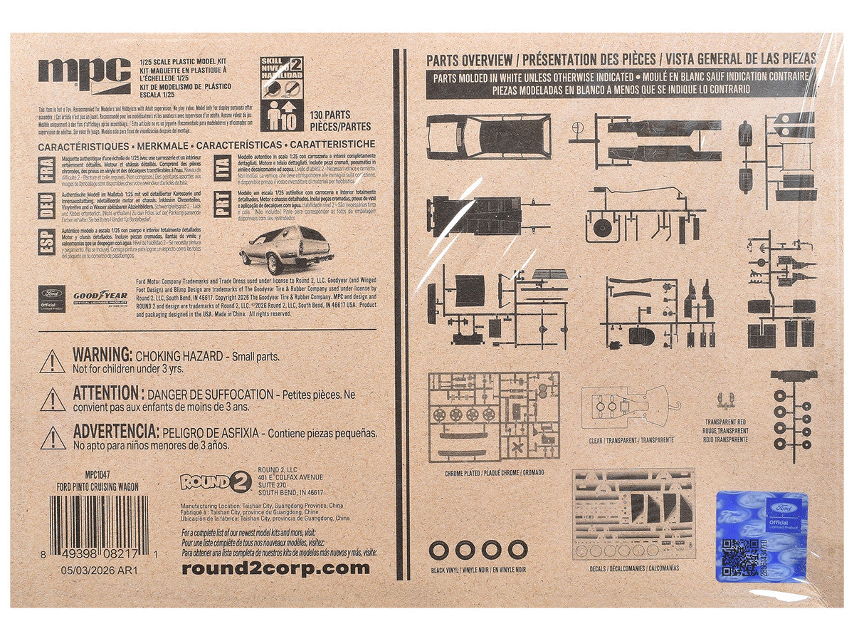 Skill 2 Model Kit Ford Pinto Cruising Wagon 1/25 Plastic Model by MPC LuxuryLifeWay Online Store
