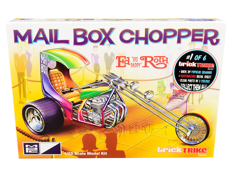 Skill 2 Model Kit Mail Box Chopper Trike (Ed "Big Daddy" Roth's) "Trick Trikes" Series 1/25 Scale Model by MPC LuxuryLifeWay Online Store