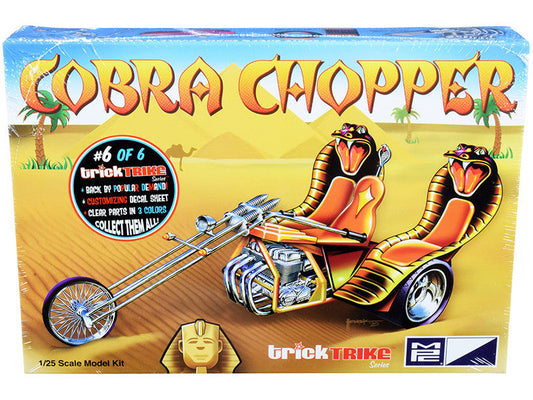 Skill 2 Model Kit Cobra Chopper "Trick Trikes" Series 1/25 Scale Model by MPC LuxuryLifeWay Online Store