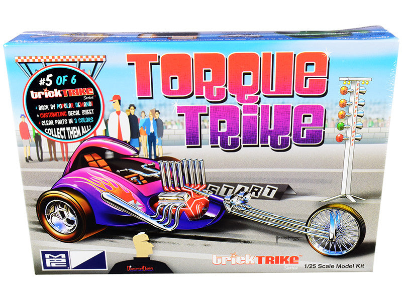 Skill 2 Model Kit Torque Trike "Trick Trikes" Series 1/25 Scale Model by MPC LuxuryLifeWay Online Store