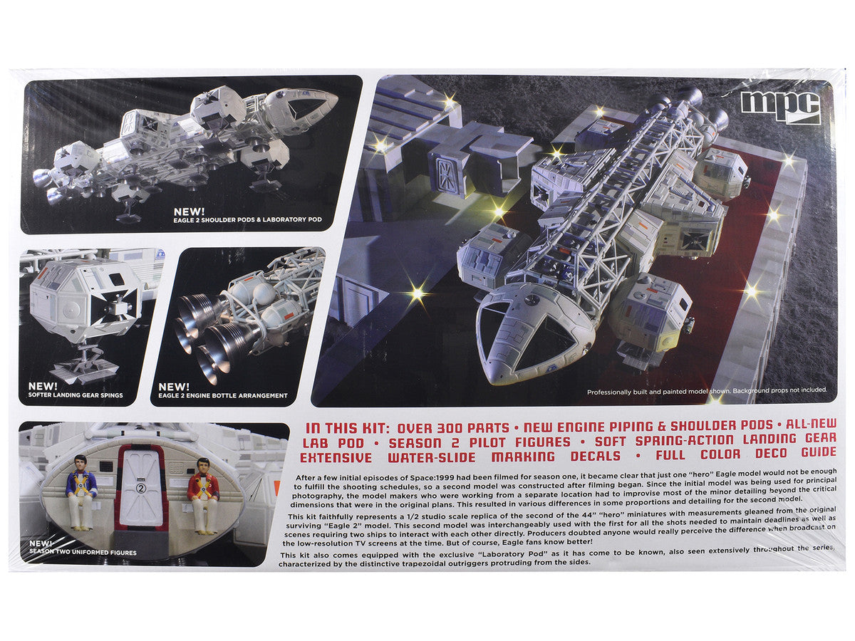 Skill 2 Model Kit Eagle 2 Laboratory Pod "Space: 1999" (1975-1977) TV Series 1/48 Scale Model by MPC LuxuryLifeWay Online Store