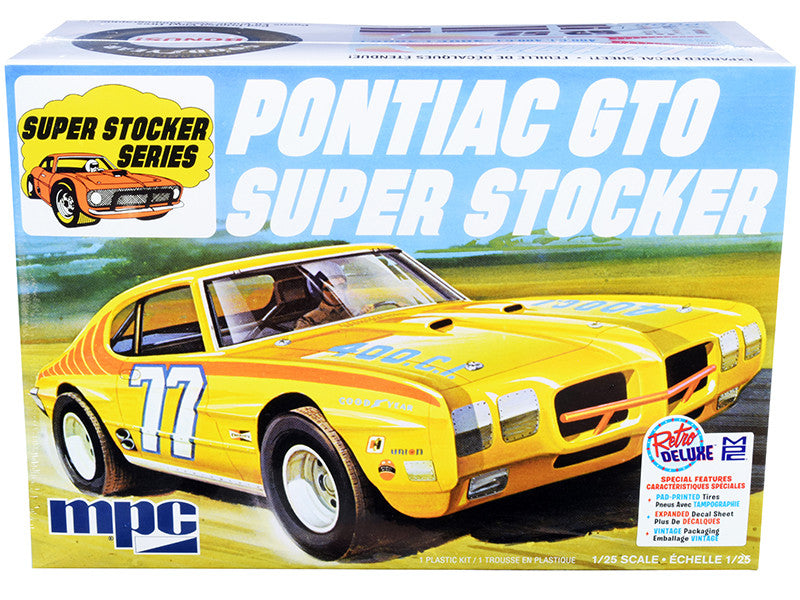Skill 2 Model Kit 1970 Pontiac GTO Super Stocker 1/25 Scale Model by MPC LuxuryLifeWay Online Store