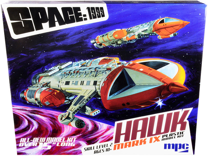 Skill 2 Model Kit Hawk Mark IX Space Fighter "Space: 1999" (1975-1977) TV Show 1/48 Scale Model by MPC LuxuryLifeWay Online Store