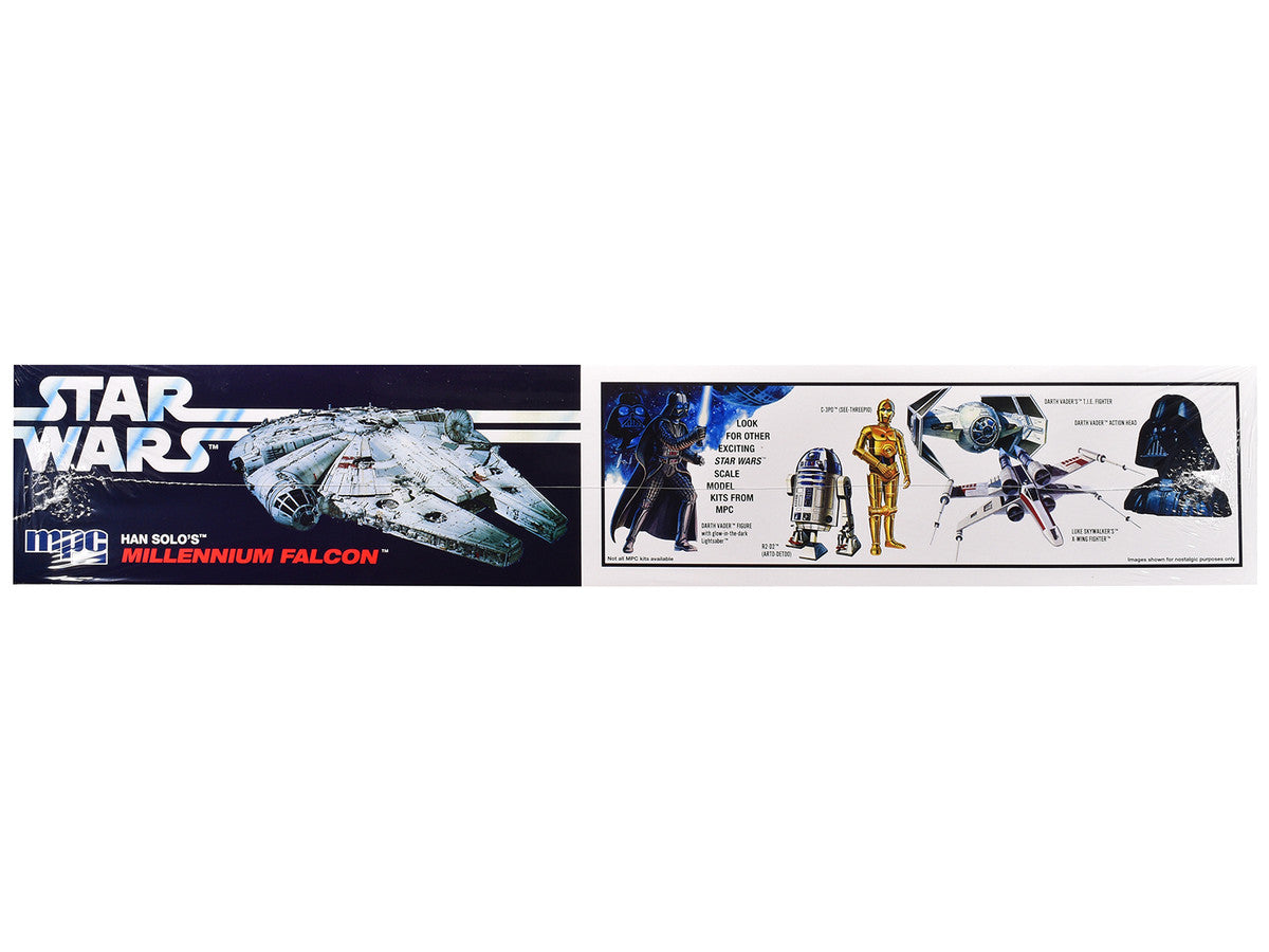 Skill 3 Model Kit Han Solo's Millennium Falcon "Star Wars: A New Hope" (1977) Movie 1/72 Scale Model by MPC LuxuryLifeWay Online Store