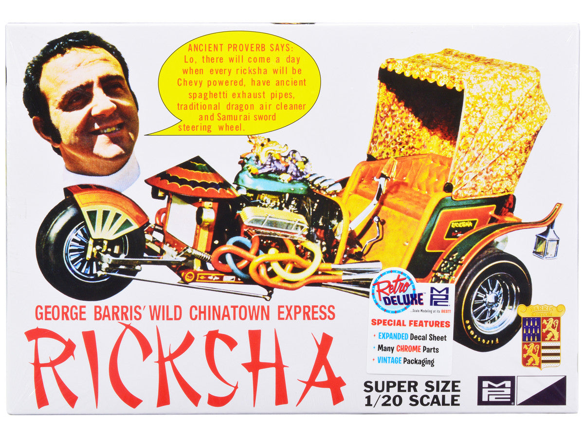 Skill 2 Model Kit George Barris' Wild Chinatown Express Ricksha 1/20 Scale Model by MPC LuxuryLifeWay Online Store