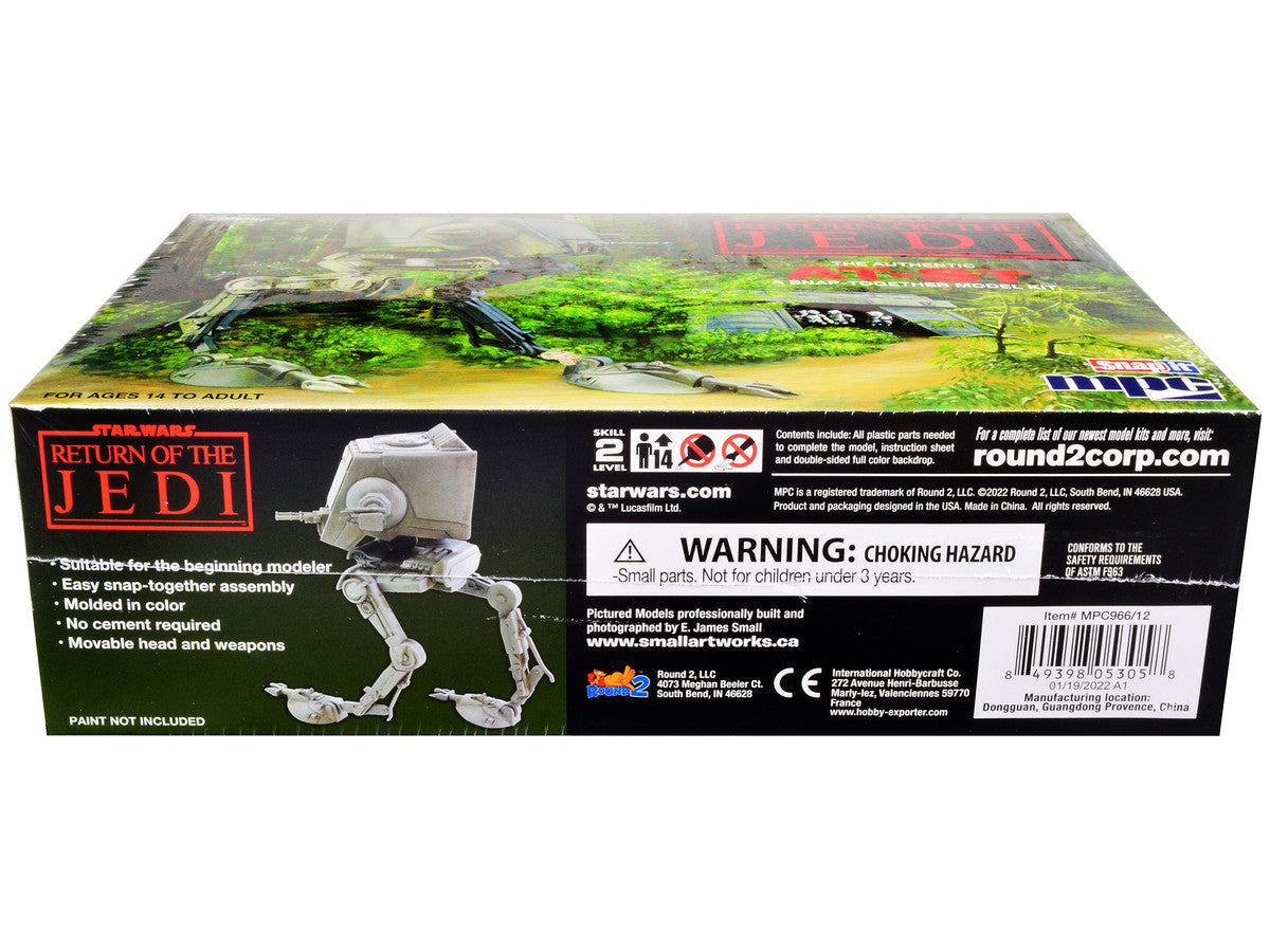 Skill 2 Snap Model Kit AT-ST "Star Wars: Return of the Jedi" Movie Scale Model by MPC LuxuryLifeWay Online Store