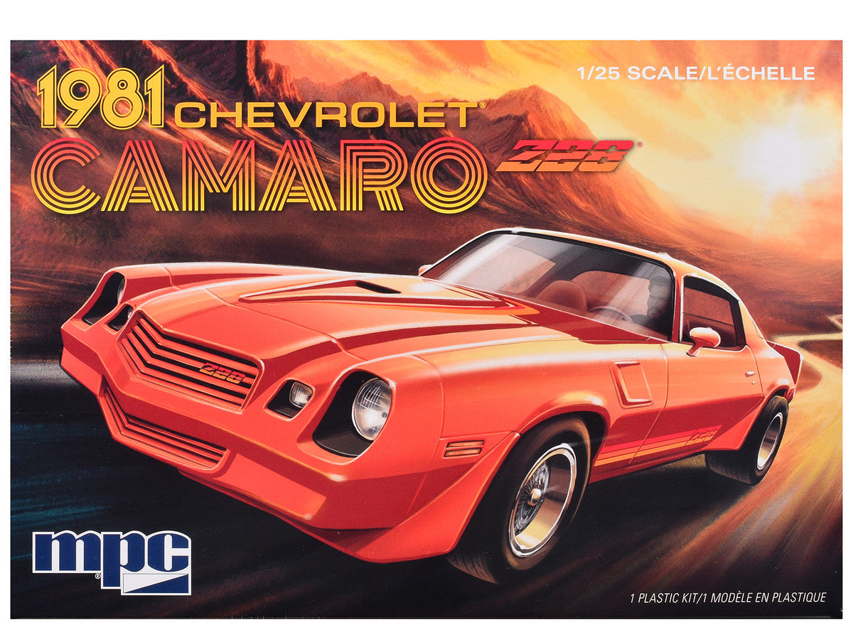 Skill 2 Model Kit 1981 Chevrolet Camaro Z28 1/25 Scale Model by MPC LuxuryLifeWay Online Store