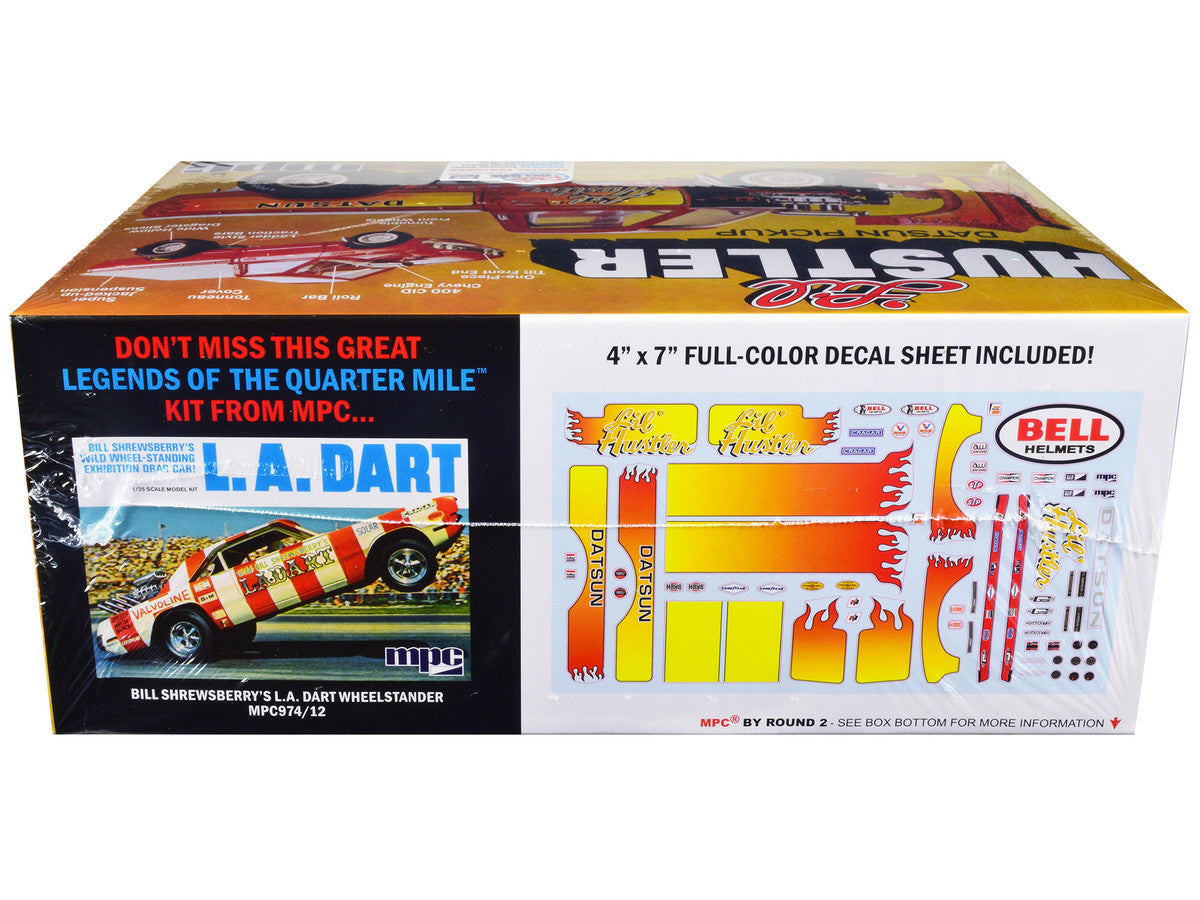 Skill 2 Model Kit 1975 Datsun Pickup Truck "Lil Hustler" 1/25 Scale Model by MPC LuxuryLifeWay Online Store
